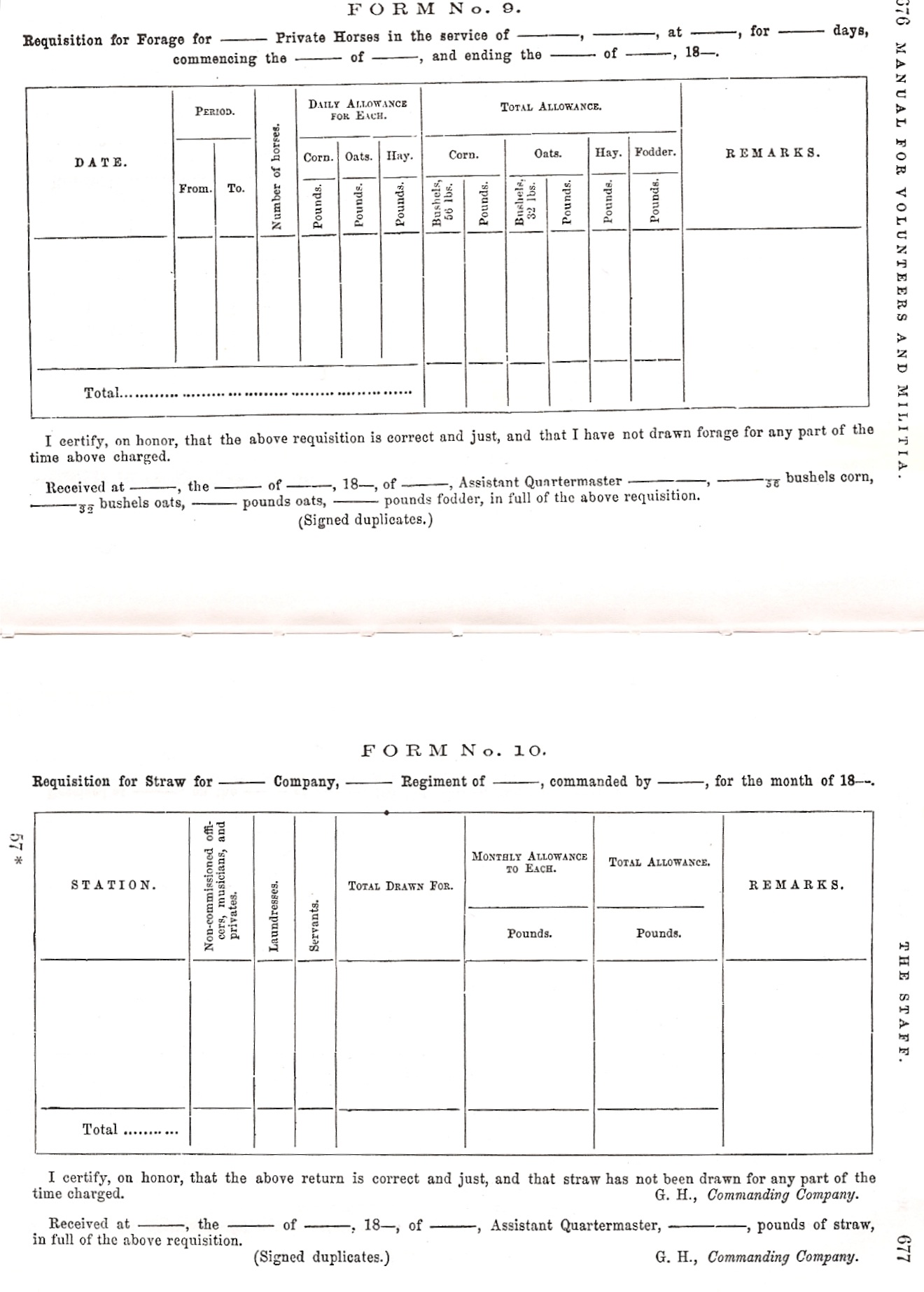 Forms 9-10